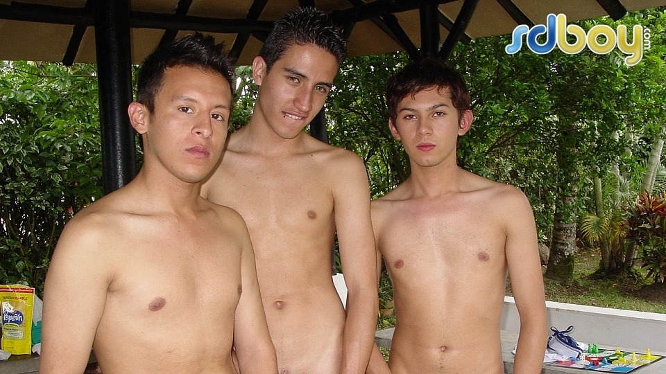 Latin Bareback Cum Brother 1 - Ricky, Giovany & Leonardo